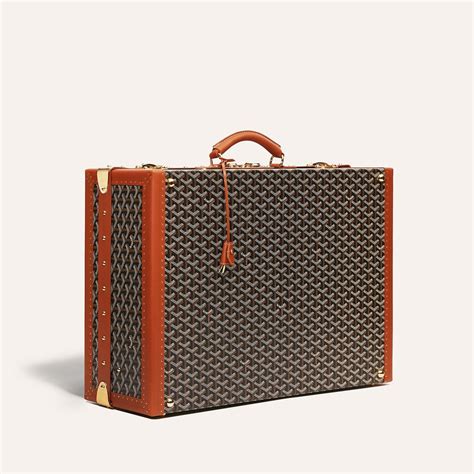 goyard travel trunk